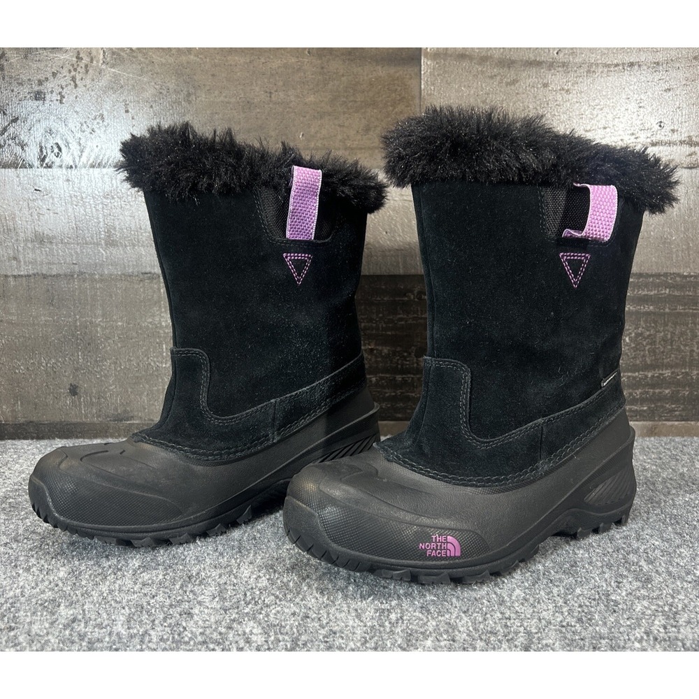 The North Face Boots Shellista Il Heatseekers Waterproof Black Suede Kids US 5